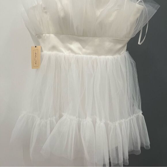 Katie May White Strapless Sundress Mini - Picture 2 of 8